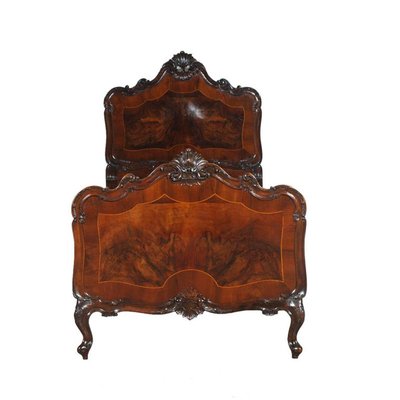 Venetian Baroque Bed in Walnut from Testallini & Salviati-NJV-1326202