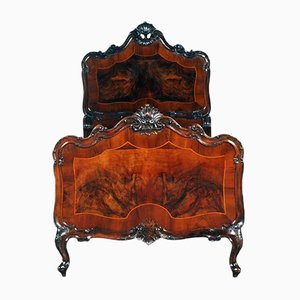 Venetian Baroque Bed in Walnut from Testallini & Salviati-NJV-1326202