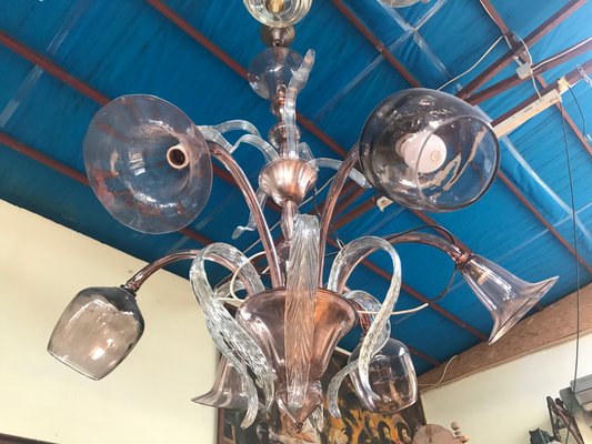 Venetian Chandelier in Murano Glass, 1940s-WQQ-1261321