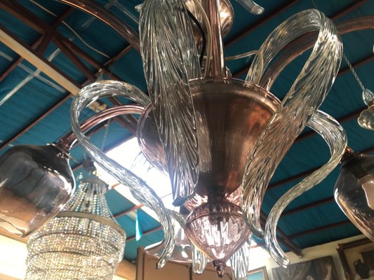 Venetian Chandelier in Murano Glass, 1940s-WQQ-1261321