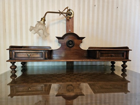 Venetian Desk with Glass Top, 20th Century-ZUW-1799538