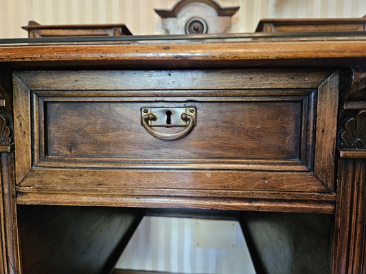 Venetian Desk with Glass Top, 20th Century-ZUW-1799538