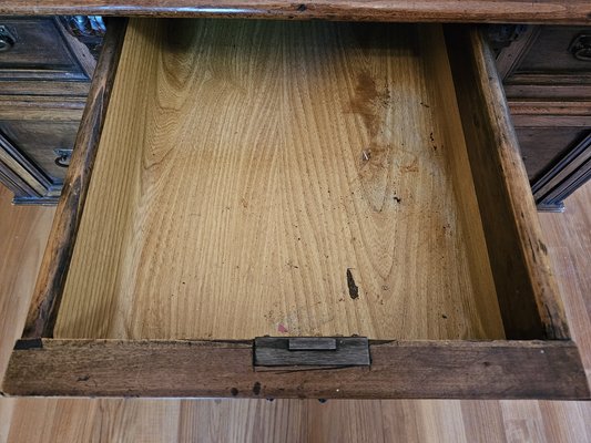 Venetian Desk with Glass Top, 20th Century-ZUW-1799538