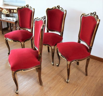 Venetian Dining Chairs, 1990s, Set of 4-IYX-1451618