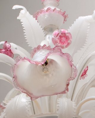 Venetian Glass Ceiling Lamp from Maestri Muranesi, 1960s-FER-563902