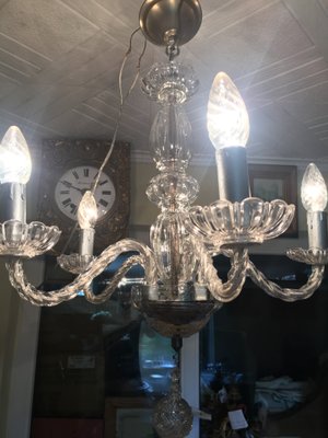 Venetian Glass Chandelier, 1950s-WQQ-660167