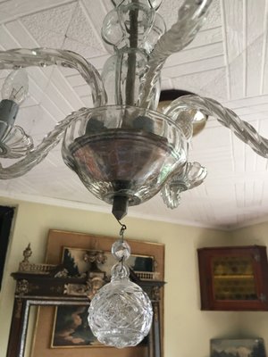 Venetian Glass Chandelier, 1950s-WQQ-660167