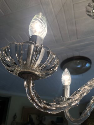 Venetian Glass Chandelier, 1950s-WQQ-660167