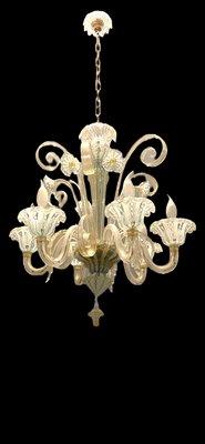 Venetian Murano Art Glass Chandelier from Venini-JJC-1286910