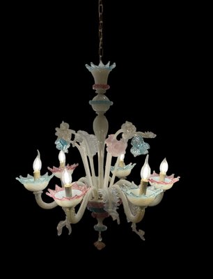 Venetian Murano Glass Chandelier, 1960s-JJC-1770864