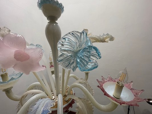 Venetian Murano Glass Chandelier, 1960s-JJC-1770864