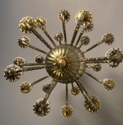 Venetian Murano Glass Chandelier, Italy, 1980s-FGA-923238