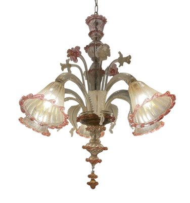 Venetian Murano Glass Chandeliers, 1960s, Set of 2-JJC-1780055