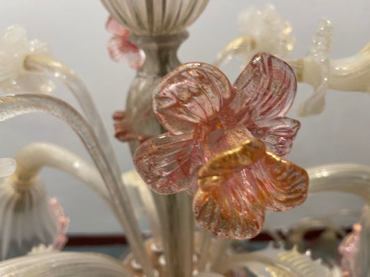 Venetian Murano Glass Chandeliers, 1960s, Set of 2-JJC-1780055