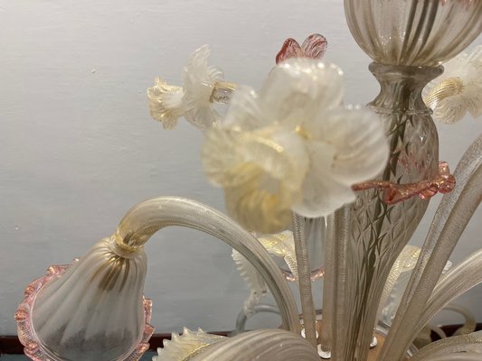 Venetian Murano Glass Chandeliers, 1960s, Set of 2-JJC-1780055