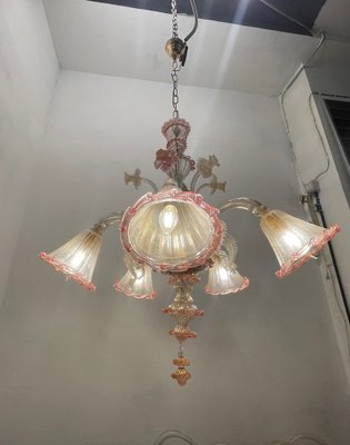 Venetian Murano Glass Chandeliers, 1960s, Set of 2-JJC-1780055