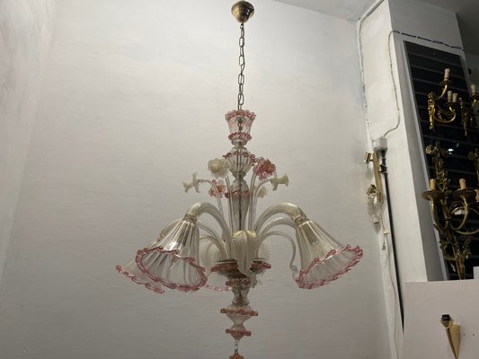 Venetian Murano Glass Chandeliers, 1960s, Set of 2-JJC-1780055