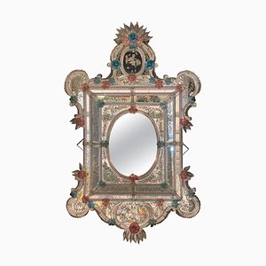 Venetian Murano Glass Mirror-MBH-1032493