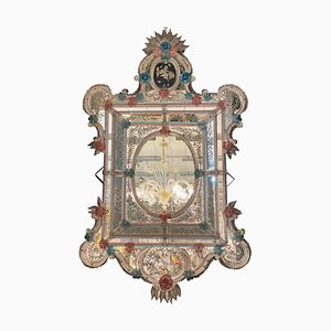 Venetian Murano Glass Mirror-MBH-1099282