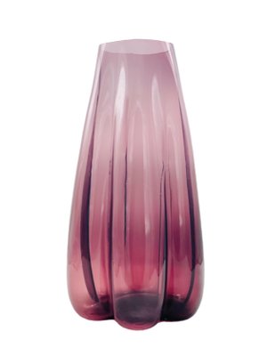 Venetian Violet Murano Glass Vase in Alessadro Mendini Style, Italy, 1970s-YUW-1318925