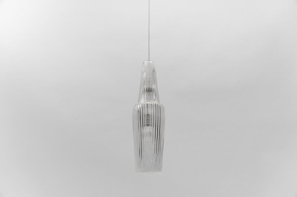 Venezia Pendant Lamp in Glass by Aloys Gangkofner for Peill & Putzler, 1950s-KQB-1754500