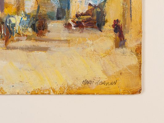 Venice, Oil on Plate, Framed-GPP-1066596