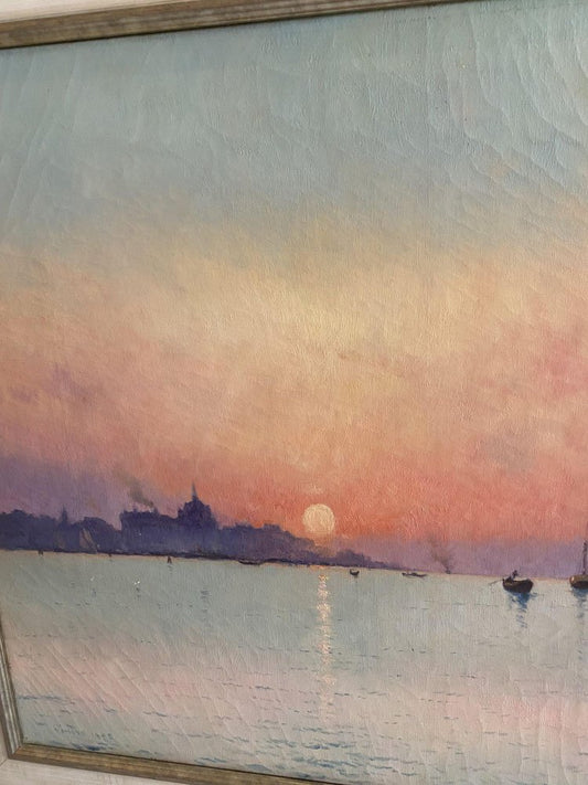 Venice Sunset, 1920s, Painting