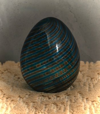 Venini Murano Art Glass Egg 50th Confartigianato Series Egg, 1997-UH-2018434