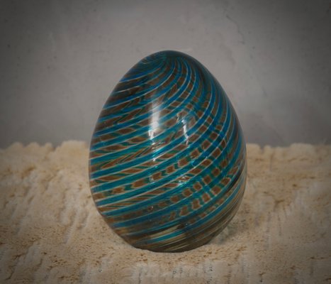 Venini Murano Art Glass Egg 50th Confartigianato Series Egg, 1997-UH-2018434