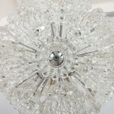 Venini Style Italian Murano Glass Flowers Sputnik Chandelier by Paolo Venini, 1970s-UE-1112707