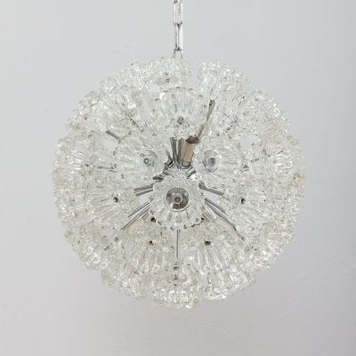 Venini Style Italian Murano Glass Flowers Sputnik Chandelier by Paolo Venini, 1970s-UE-1112707