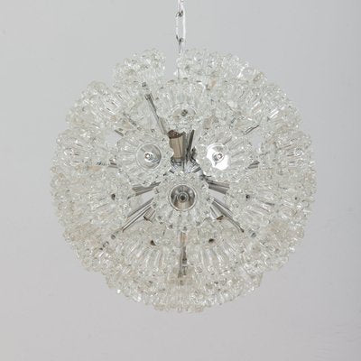 Venini Style Italian Murano Glass Flowers Sputnik Chandelier by Paolo Venini, 1970s-UE-1112707