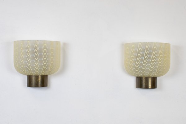 Venini Wall Lamps, Set of 2-LMR-1192028