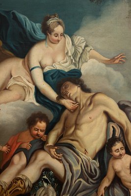 Venus & Adonis, 18th Century, Oil on Canvas, Framed-KKK-1450721