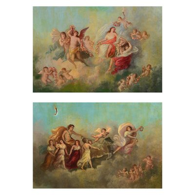 Venus and Apollo Paintings, Set of 2-NQ-979025