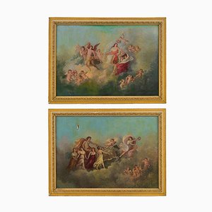 Venus and Apollo Paintings, Set of 2-NQ-979025