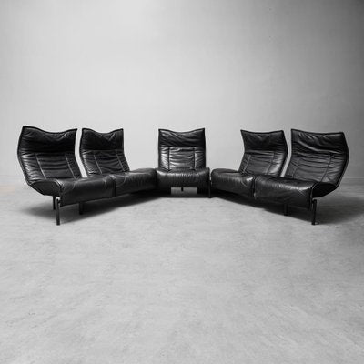 Veranda Modular Sofa by Vico Magistretti for Cassina, 1980s, Set of 5-ZLY-1361912