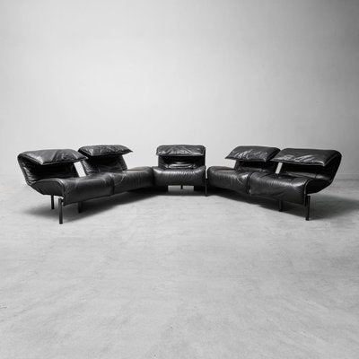 Veranda Modular Sofa by Vico Magistretti for Cassina, 1980s, Set of 5-ZLY-1361912