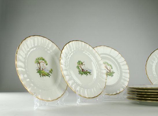 Verlaine Dessert Plates from Bernardaud, France, 1900s, Set of 6-KEM-2032080