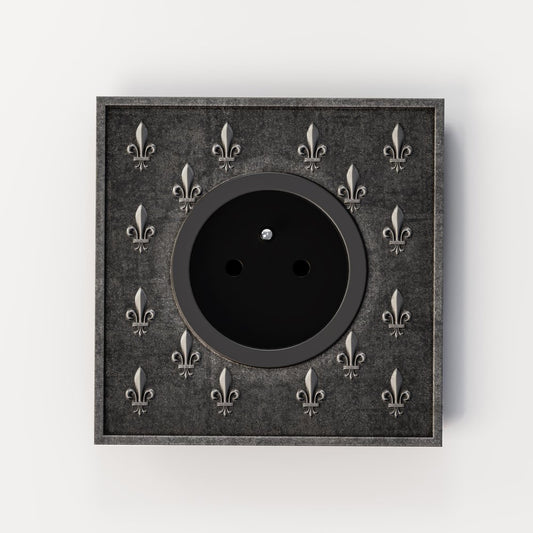 Versailles Full Black Light Socket by Jérôme Bugara