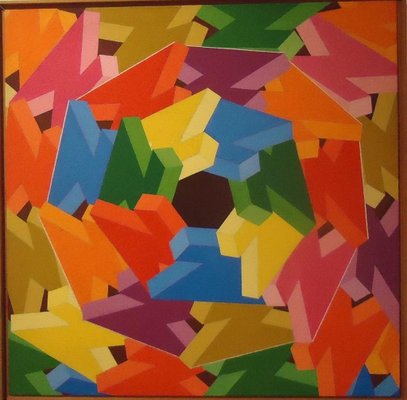 Vertigo - Acrylic on Canvas by Franco Giuli - 1989/90 1989/90-ZCI-756378