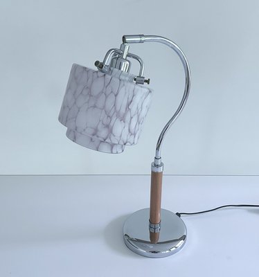 Very Large Art Deco Glass Table Lamp, 1970s-GUT-2036070