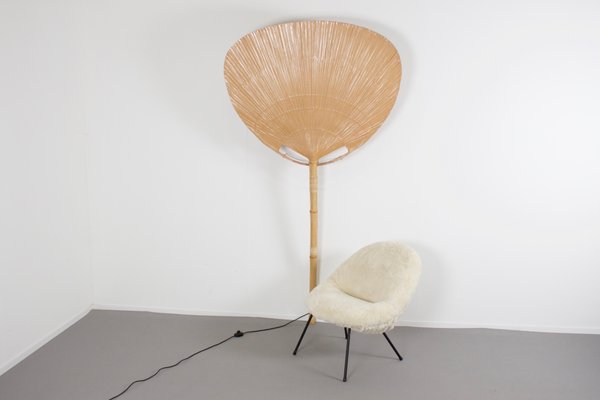 Very Large Uchiwa Floor Lamp by Ingo Maurer for M Design, 1977-QT-1263301