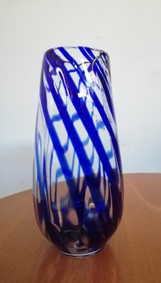 Vessel in Blue Murano Glass, 1960s-UIW-1154912