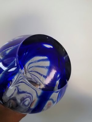 Vessel in Blue Murano Glass, 1960s-UIW-1154912