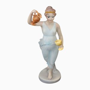 Vestal Ceramic Figure With Jug and Goblet by Giovanni Ronzan for Ronzan, 1940s-IJR-773505