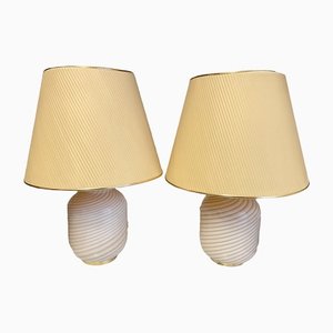 Vetri Murano Table Lamps from Venini, Set of 2-OPE-1343671