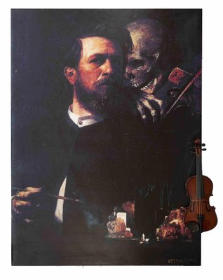 Vettor Pisani, Painting, Music and Death, Offset Print, 20th-Century-ZCI-1221161