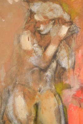 Vicente Vela, Large Figurative Expressionist Nude Studies, 1997, Oil on Canvas, Set of 2-AOI-1115606