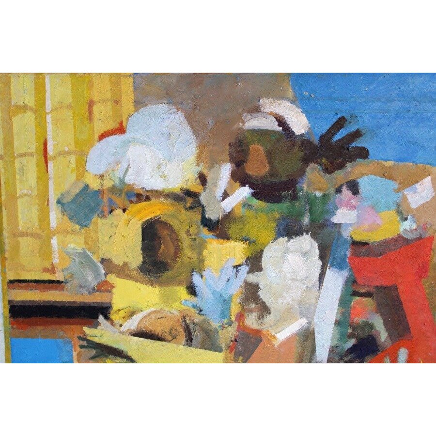 Victor Karnauh, A Dump, Oil on Canvas, 1990s